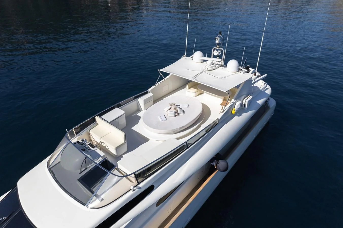 a boat on the water aboard BEIJA FLORE Yacht for Charter