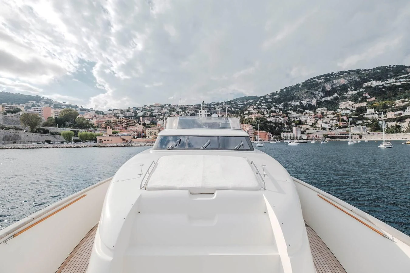 a boat on the water aboard BEIJA FLORE Yacht for Charter