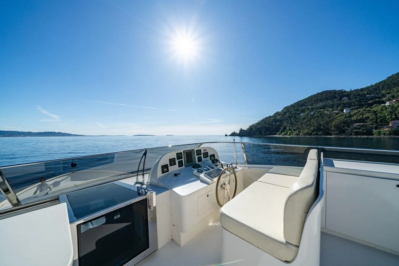 a boat on the water aboard BEIJA FLORE Yacht for Charter