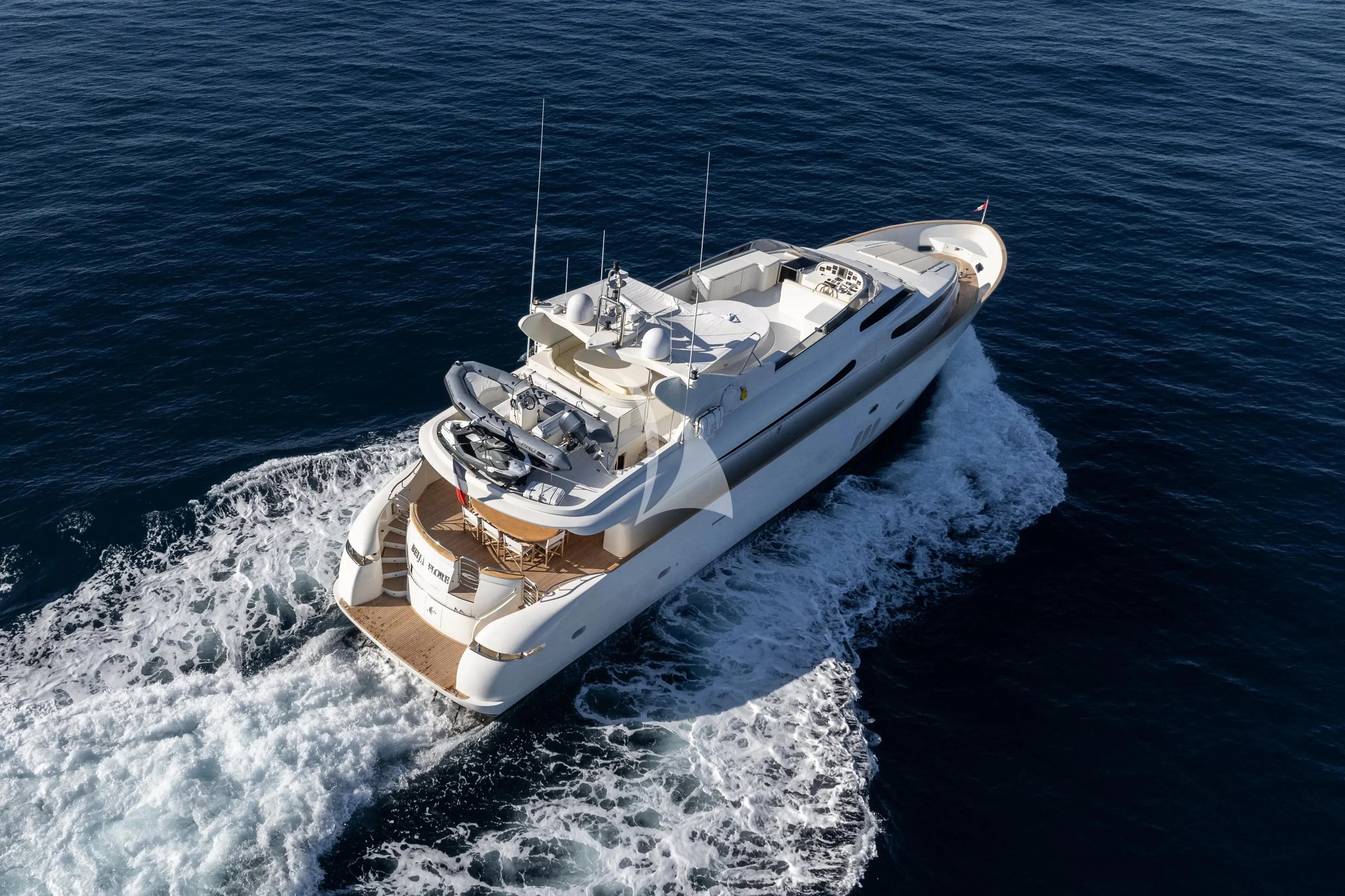 a boat on the water aboard BEIJA FLORE Yacht for Charter