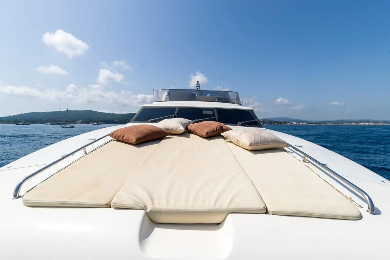 a boat on the water aboard BEIJA FLORE Yacht for Charter