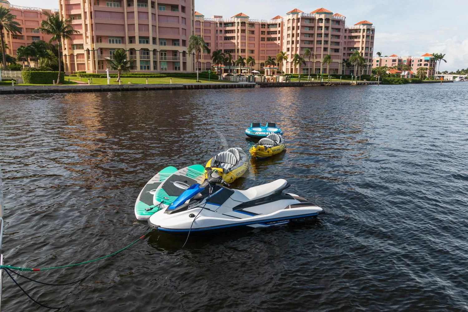 boats on the water aboard SWEET VIRGINIA Yacht for Sale