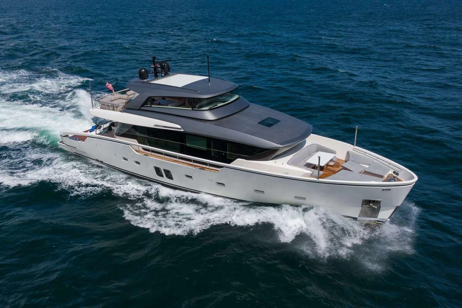 a boat on the water aboard SWEET VIRGINIA Yacht for Sale