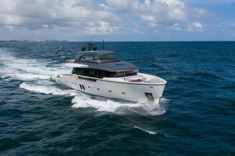 a boat on the water aboard SWEET VIRGINIA Yacht for Sale