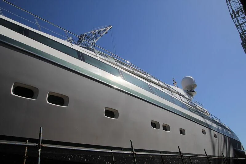 a close-up of a cruise ship aboard ALFA XII Yacht for Sale
