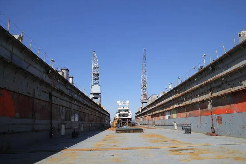 a ship in the water aboard ALFA XII Yacht for Sale