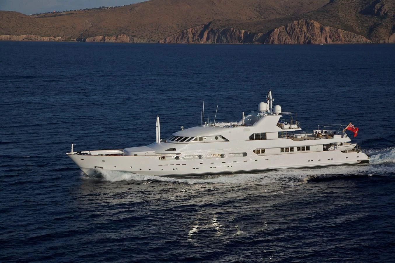 a boat on the water aboard ACHILLES Yacht for Sale