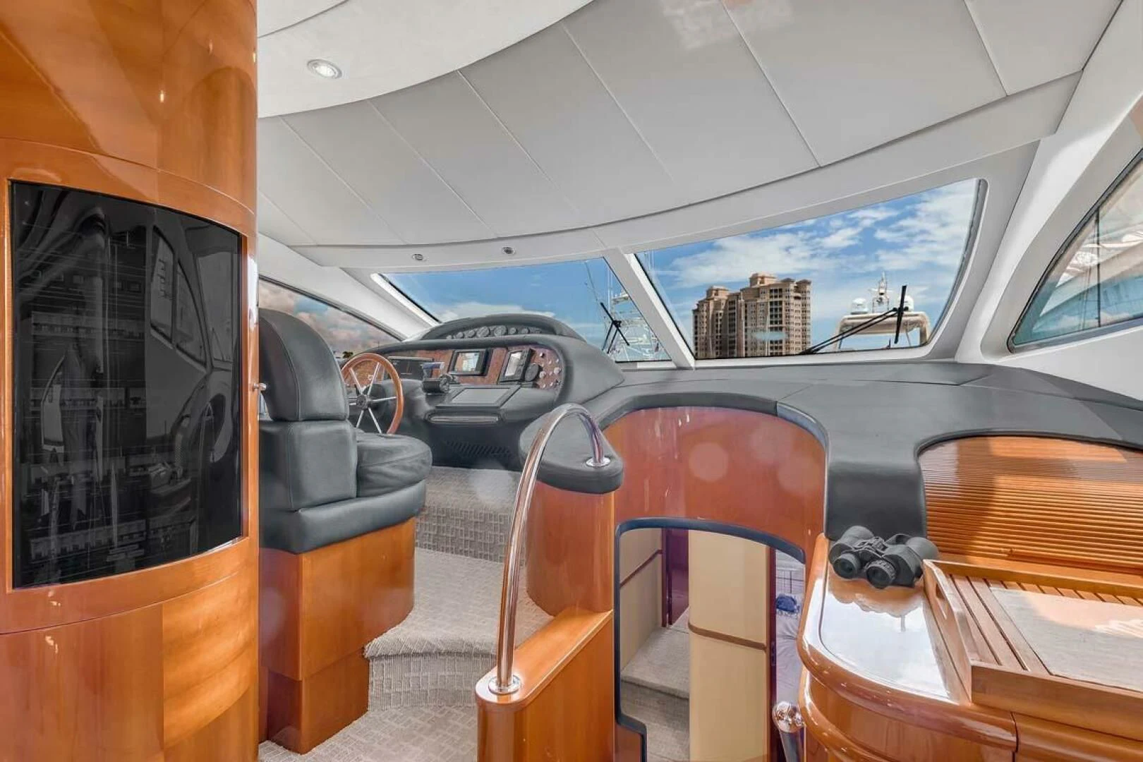 inside of a bus aboard THE CURE Yacht for Sale