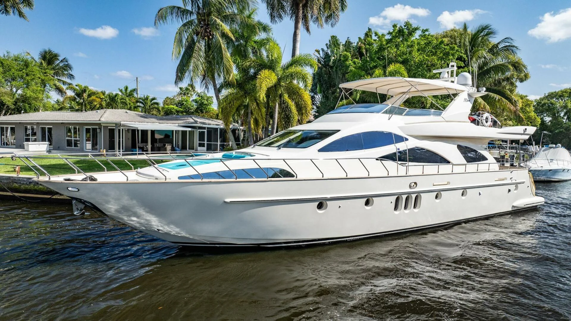 a boat on the water aboard THE CURE Yacht for Sale