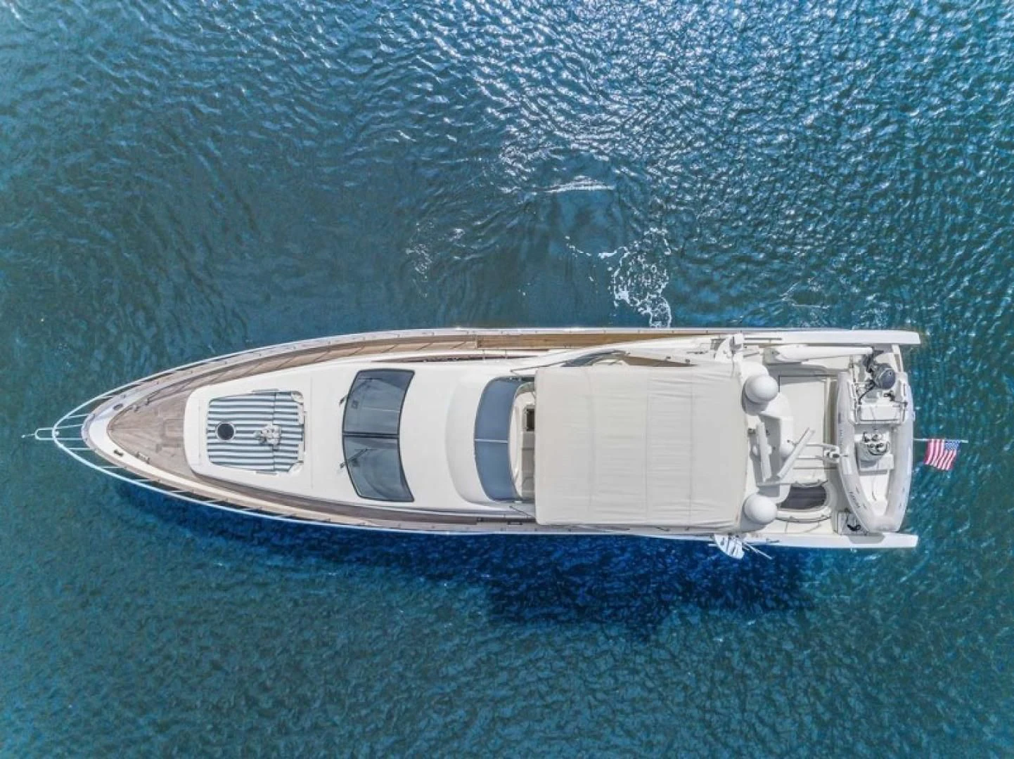 a boat in the water aboard THE CURE Yacht for Sale
