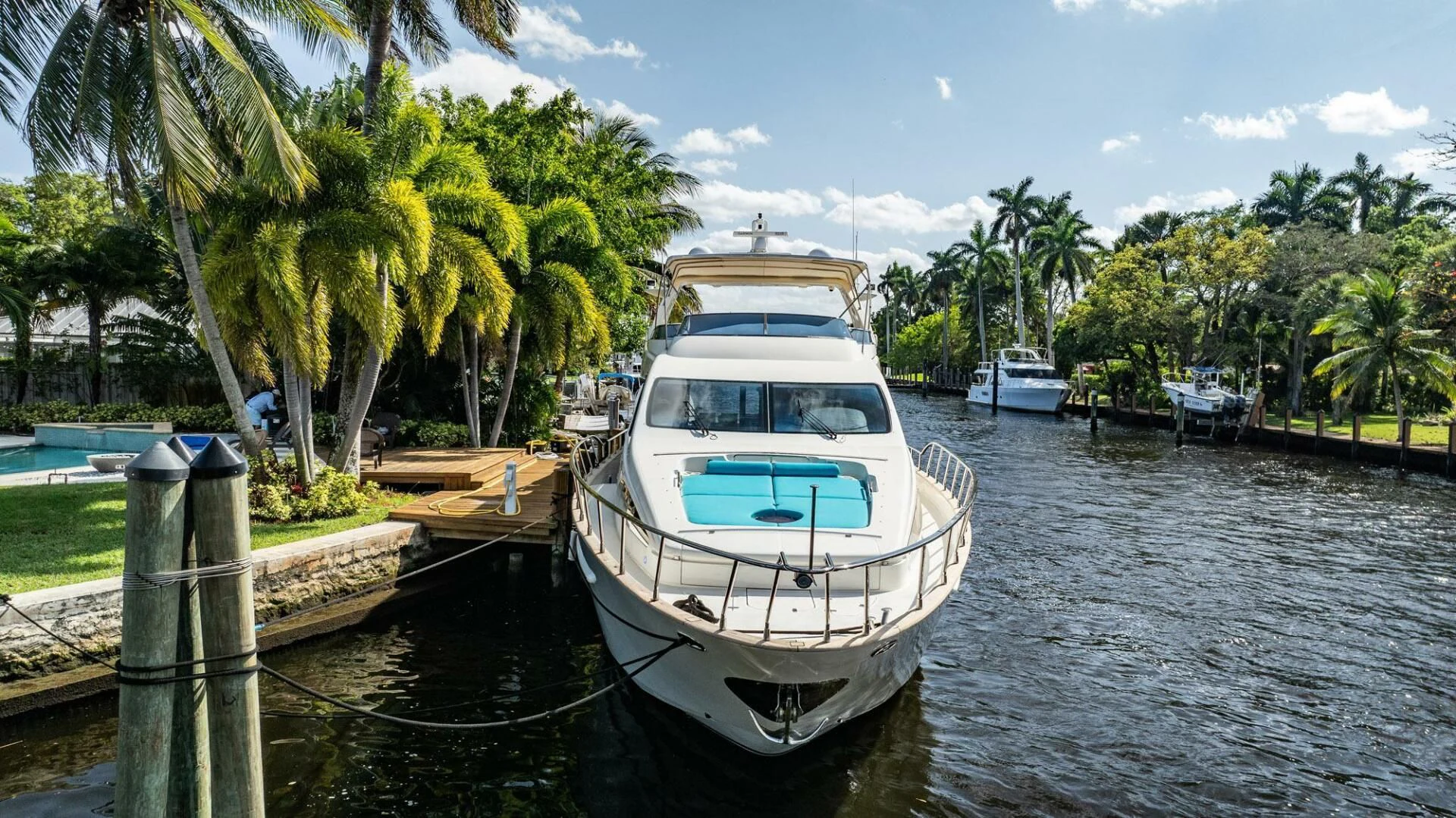 a boat on the water aboard THE CURE Yacht for Sale