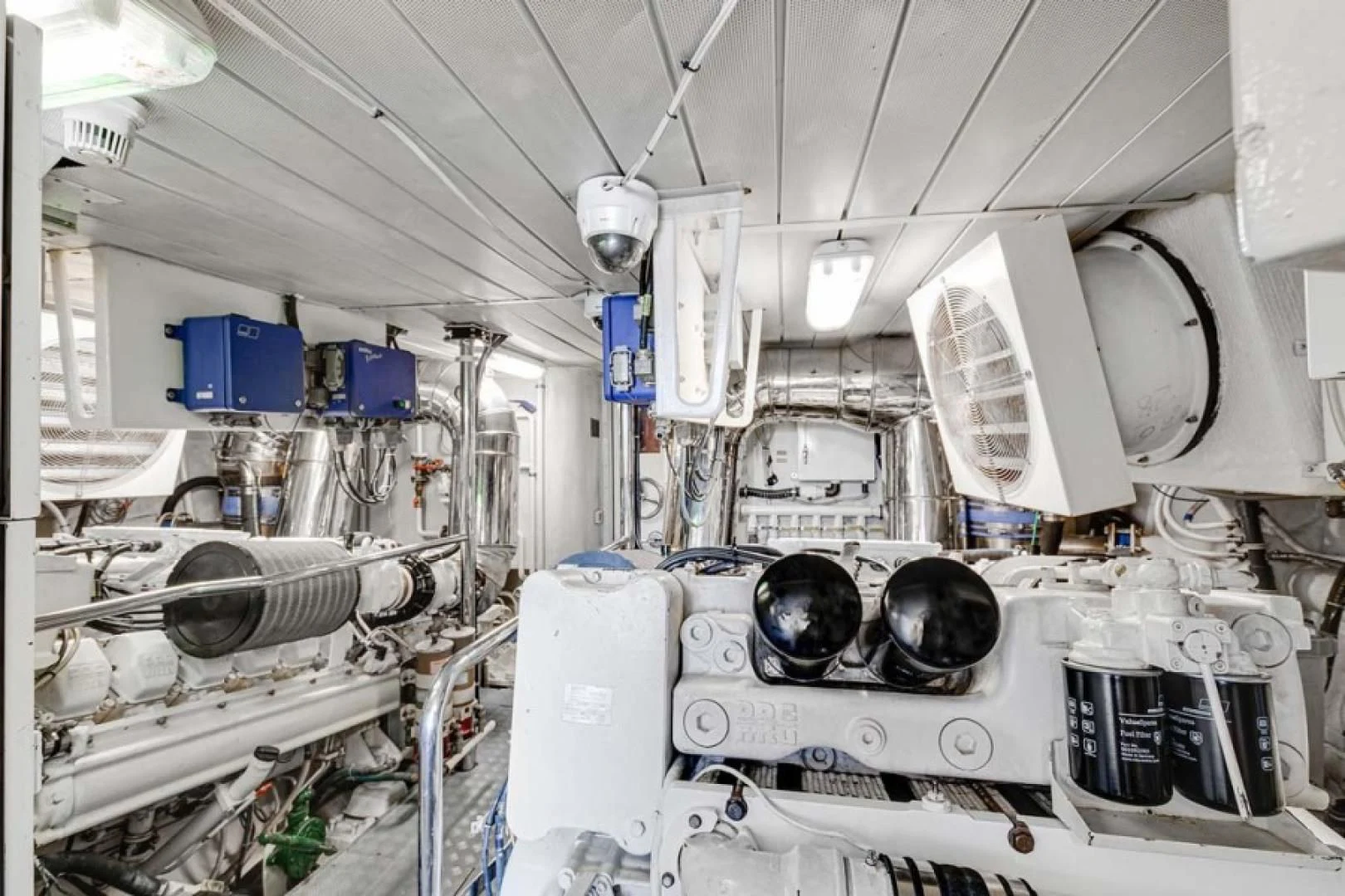 a room with several machines aboard THE CURE Yacht for Sale