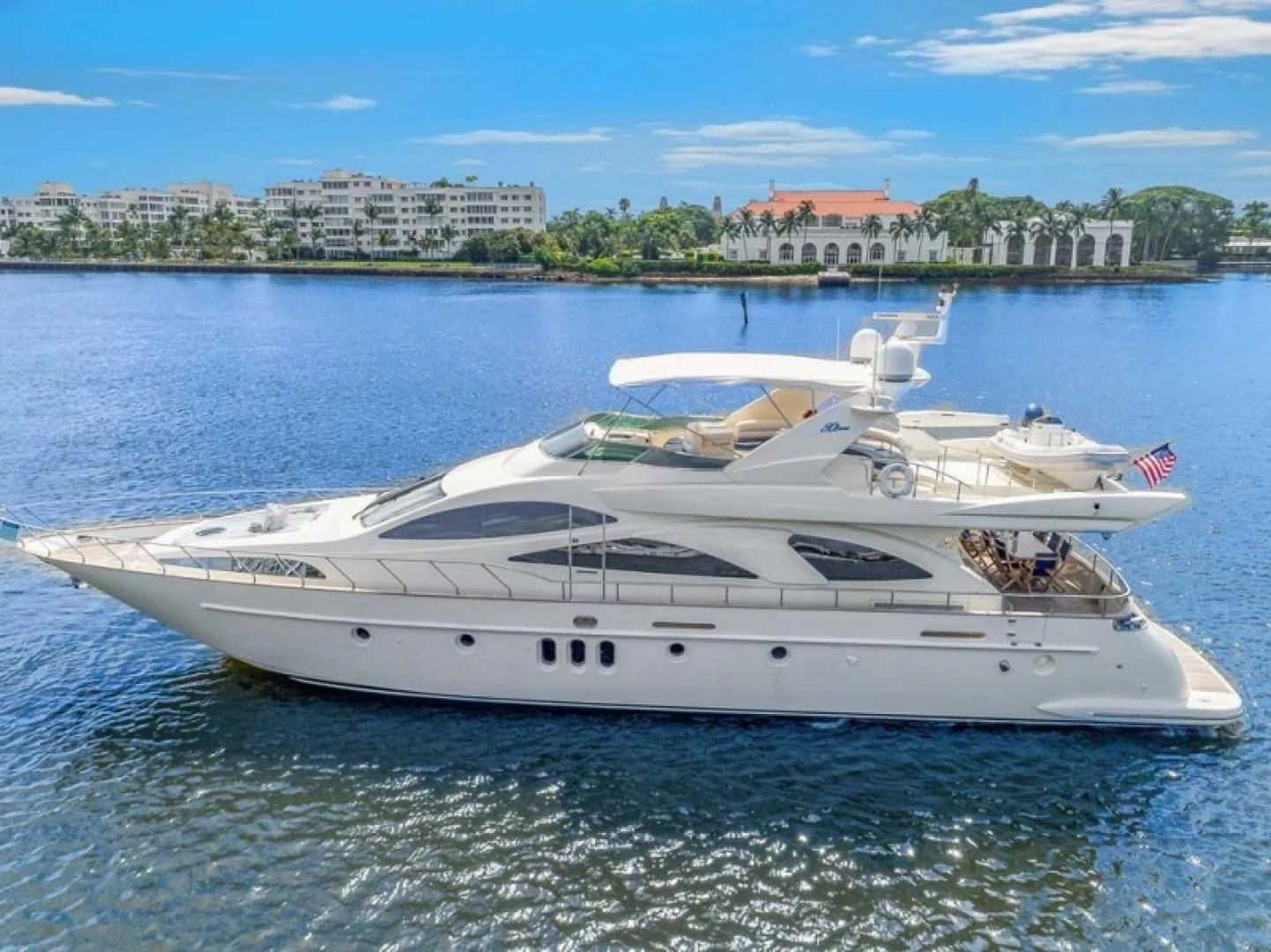 a yacht on the water aboard THE CURE Yacht for Sale