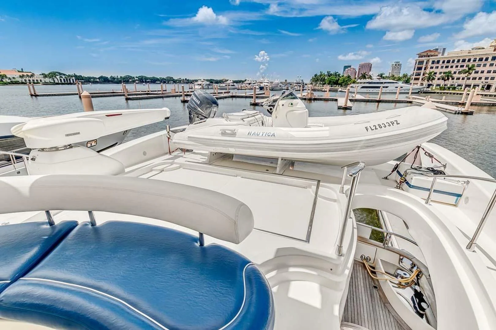 a group of boats on a dock aboard THE CURE Yacht for Sale