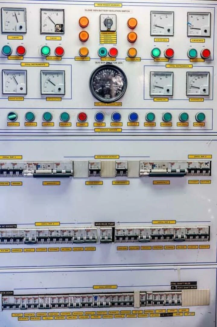 a screenshot of a computer aboard THE CURE Yacht for Sale