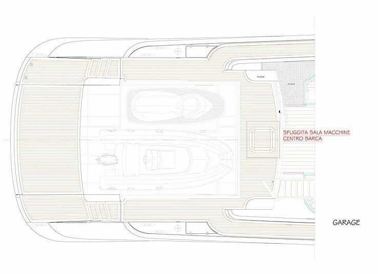 diagram aboard CATHIE Yacht for Sale