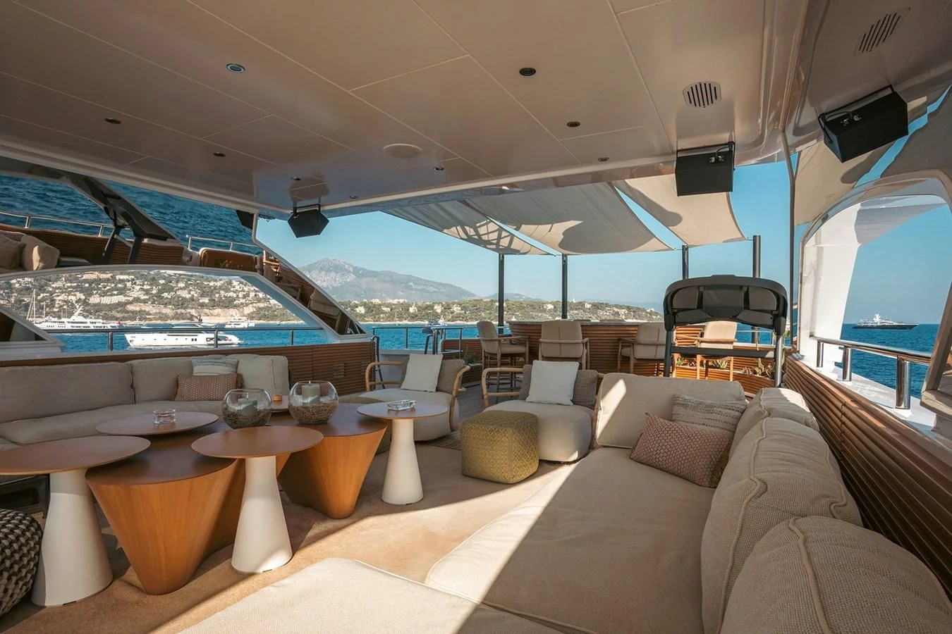 a boat on the water aboard MY SECRET Yacht for Sale