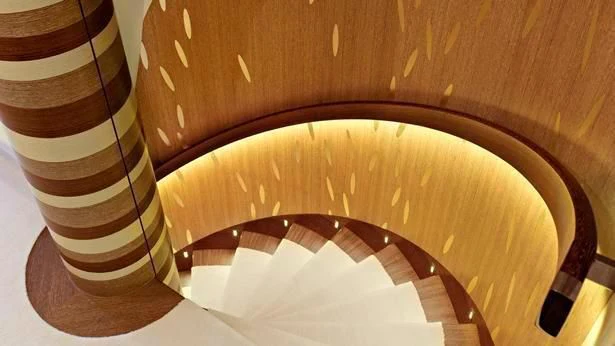 a wooden box with a stack of papers in it aboard MY SECRET Yacht for Sale