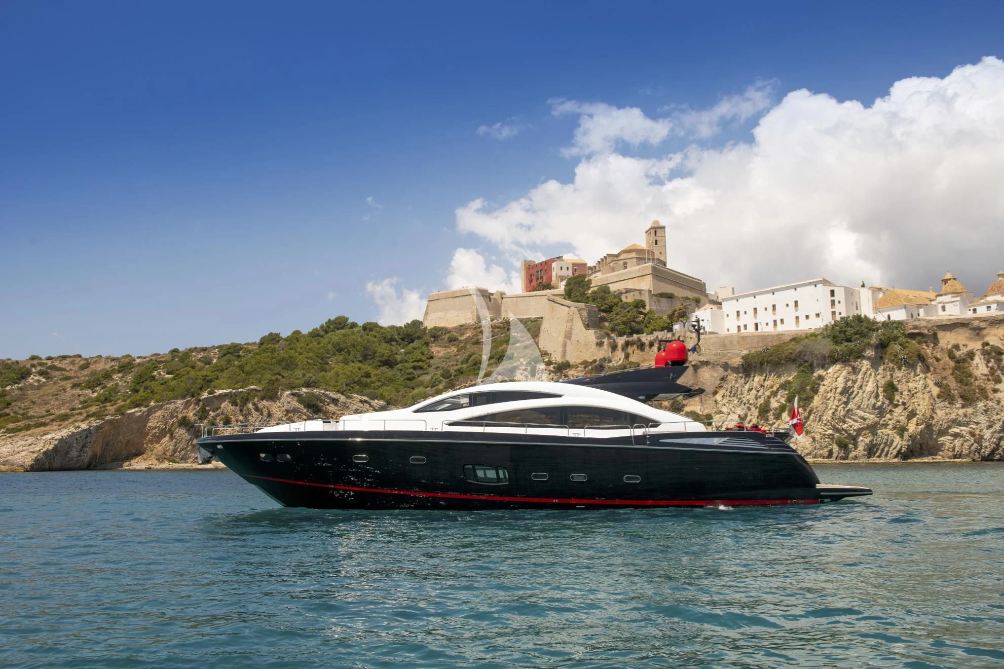 a boat on the water aboard PALUMBA Yacht for Sale