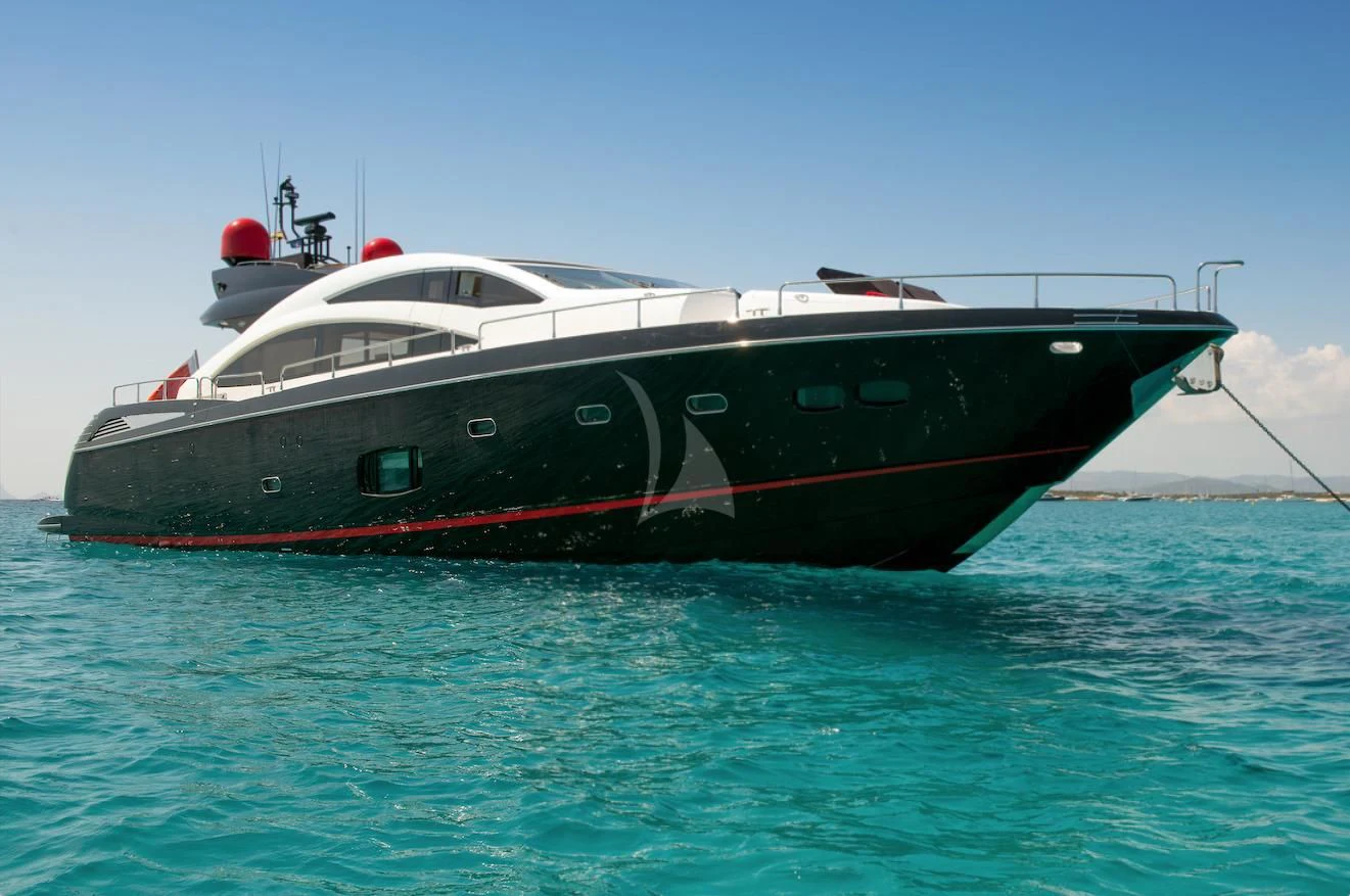 a boat in the water aboard PALUMBA Yacht for Sale