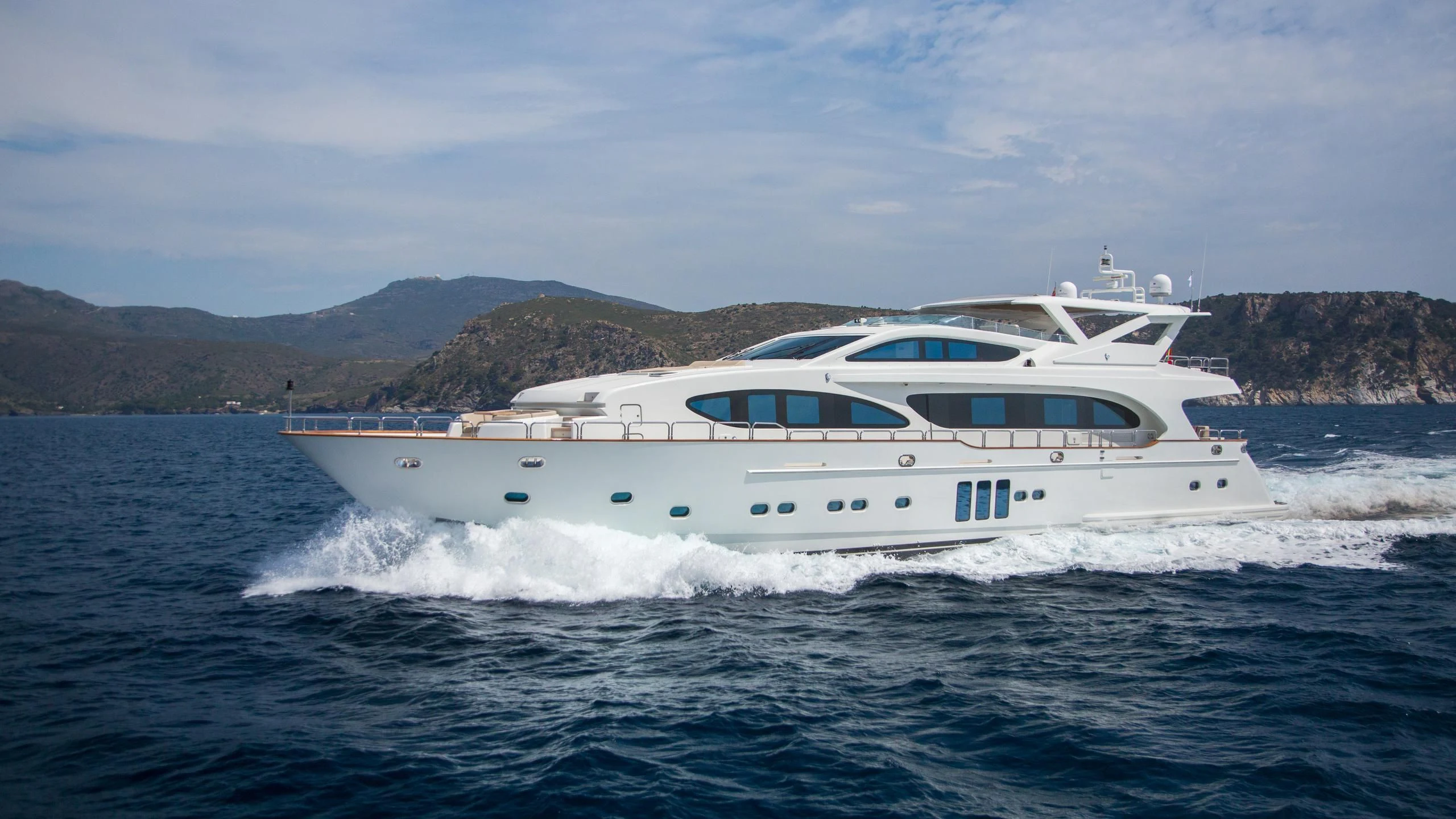 a boat on the water aboard GOOD VIBES Yacht for Sale