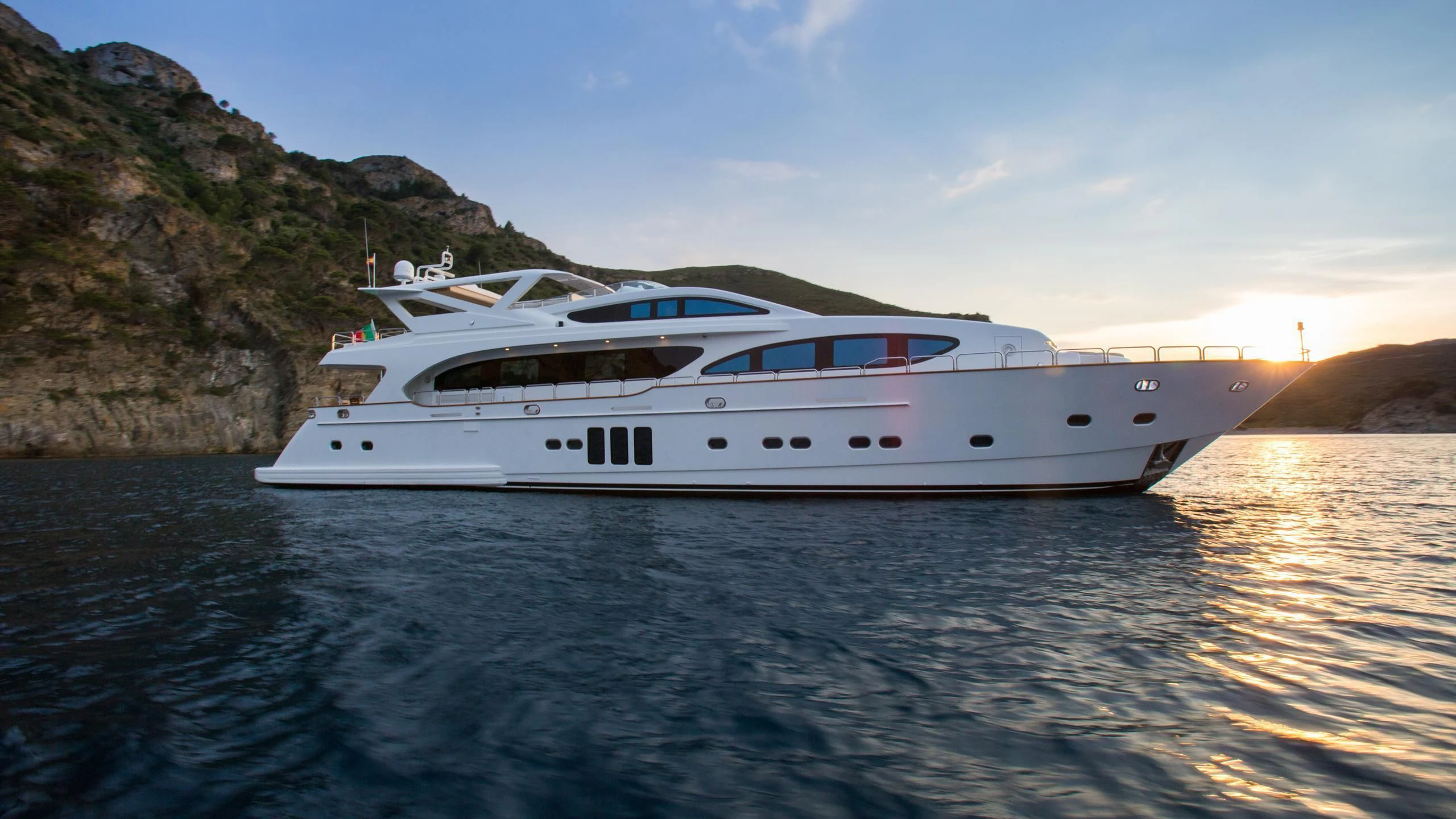 a boat on the water aboard GOOD VIBES Yacht for Sale