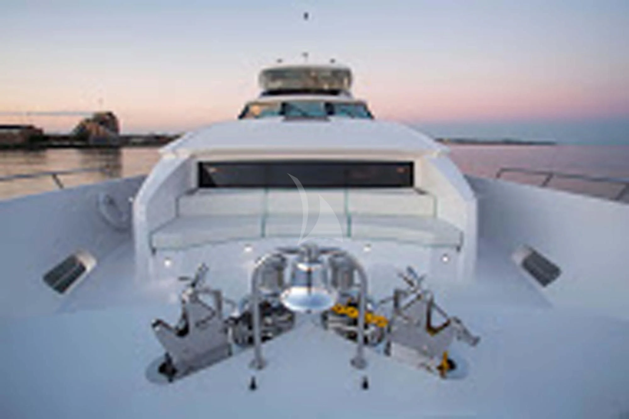 a space shuttle on a launch pad aboard LADY CARMEN Yacht for Sale