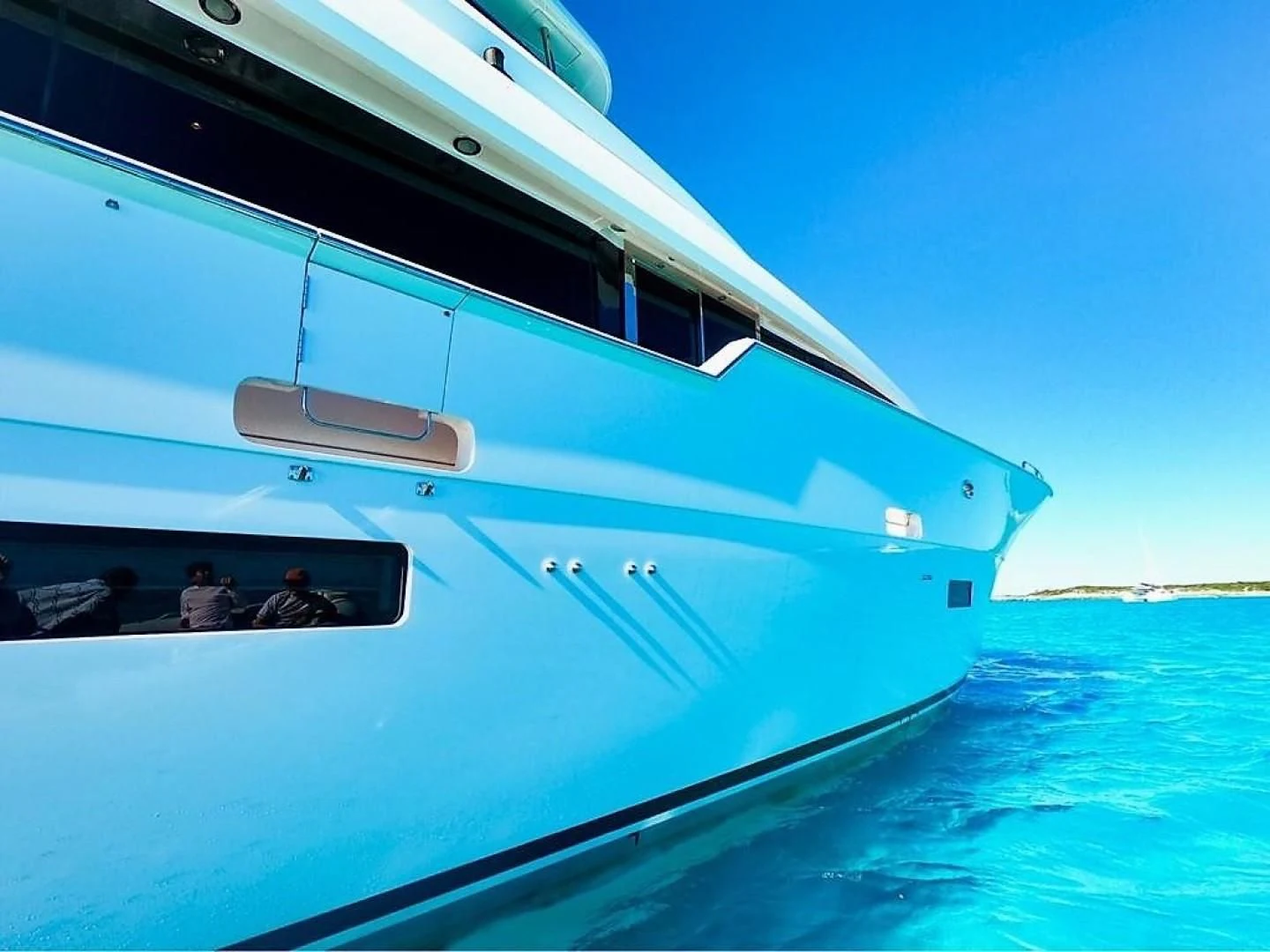 a boat on the water aboard LADY CARMEN Yacht for Sale