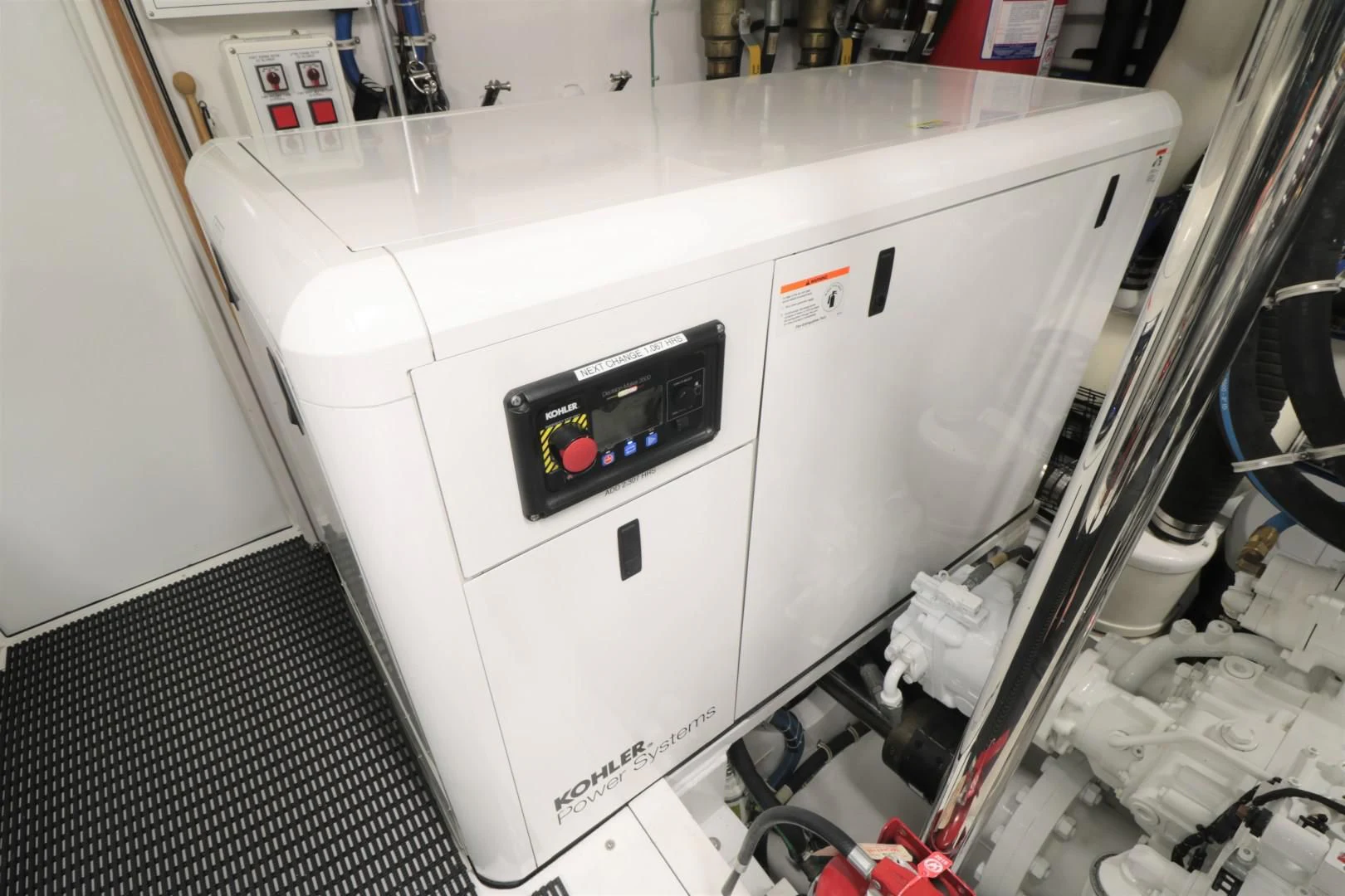 a white machine with buttons aboard LADY CARMEN Yacht for Sale