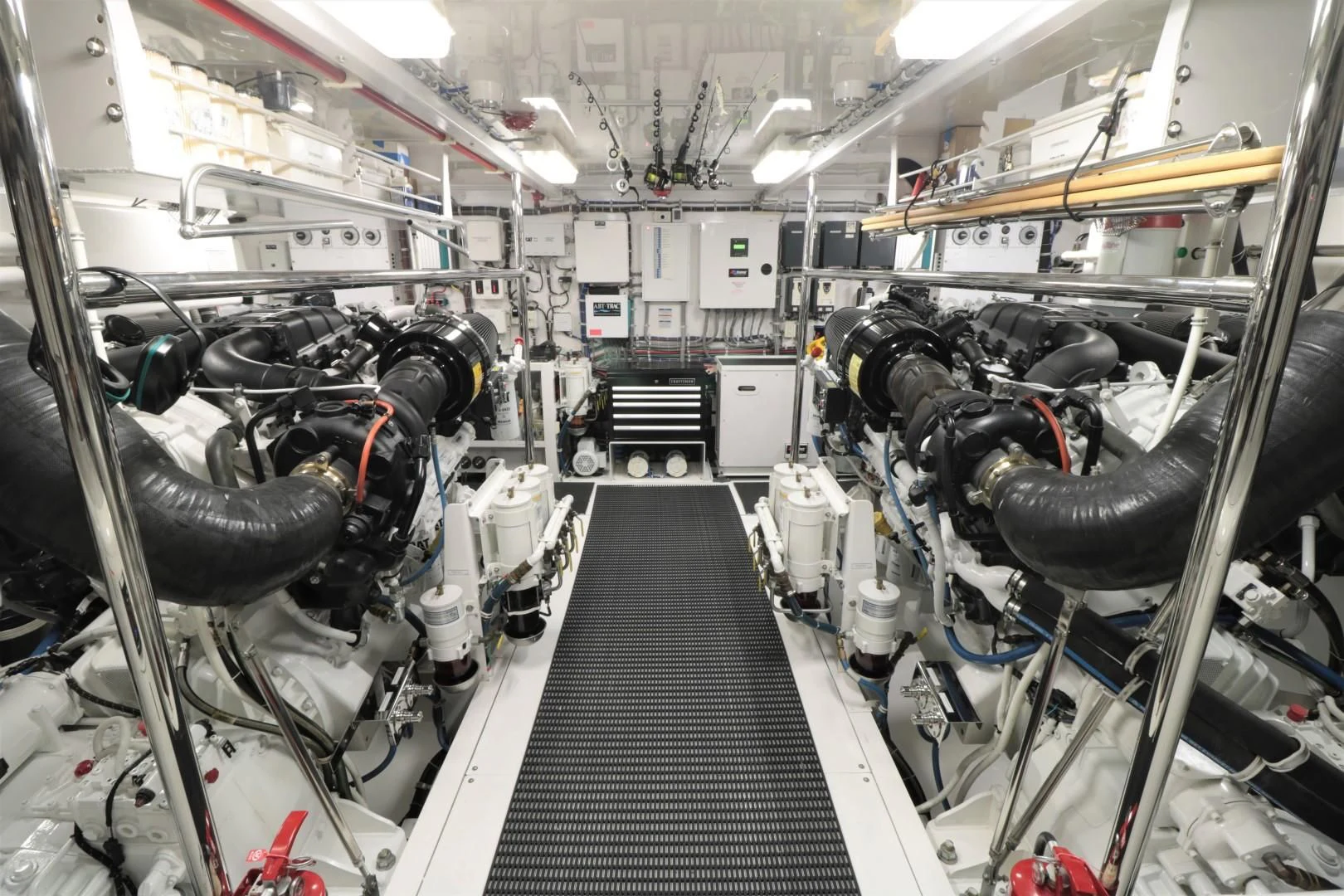 a large factory with machinery aboard LADY CARMEN Yacht for Sale