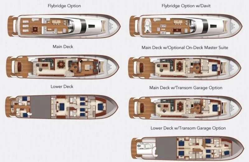 a group of different types of guns aboard LADY CARMEN Yacht for Sale