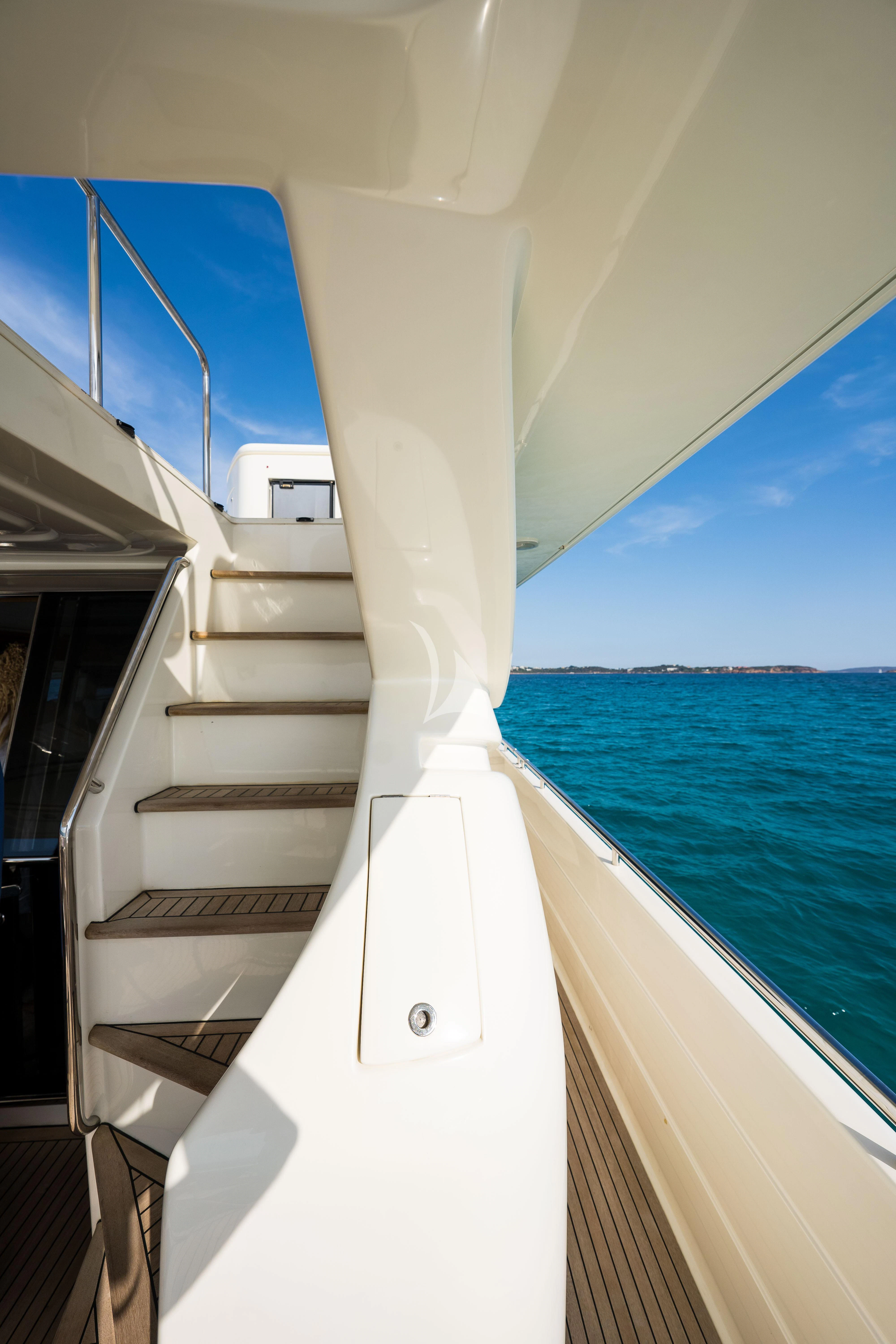 a boat on the water aboard NINETEEN Yacht for Charter