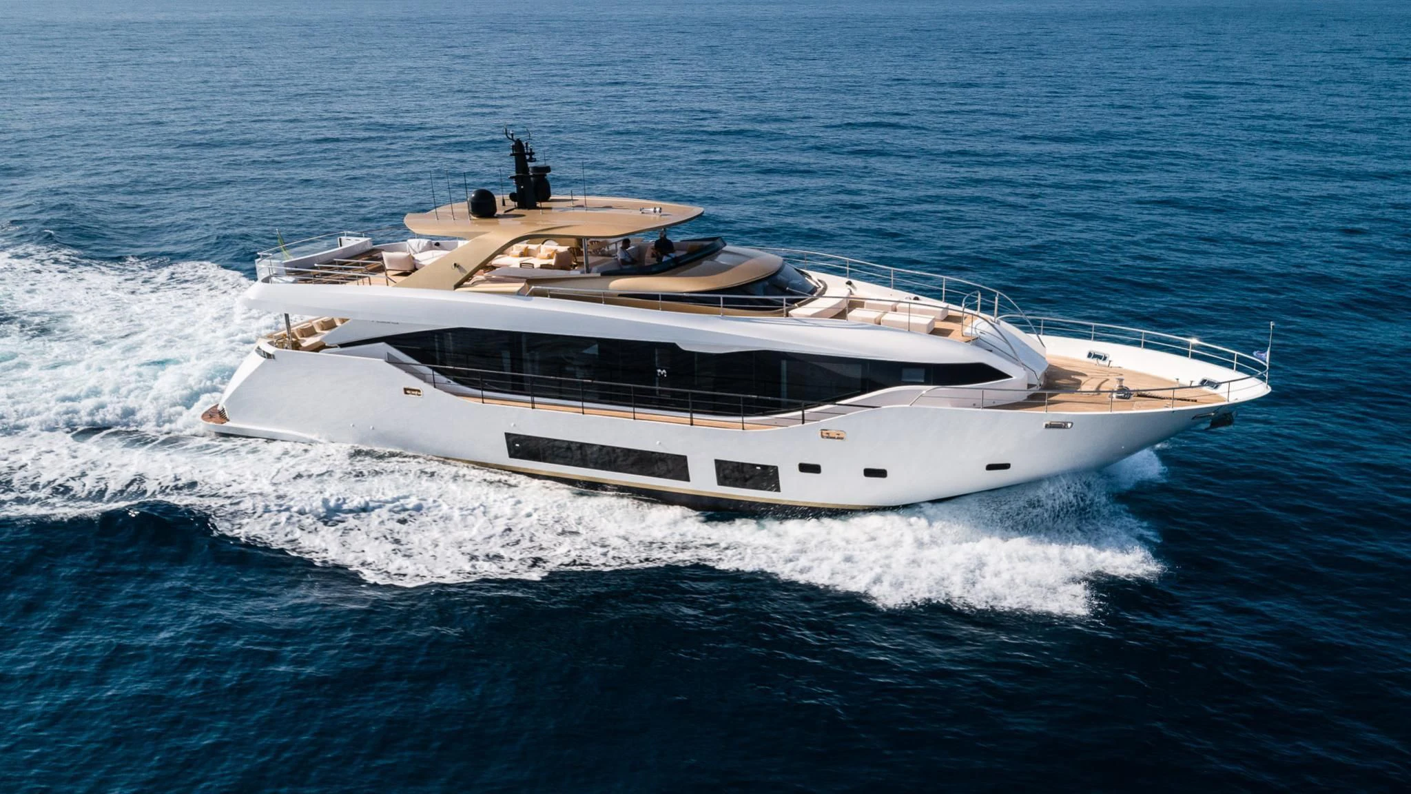 a boat on the water aboard KIMOJO Yacht for Sale