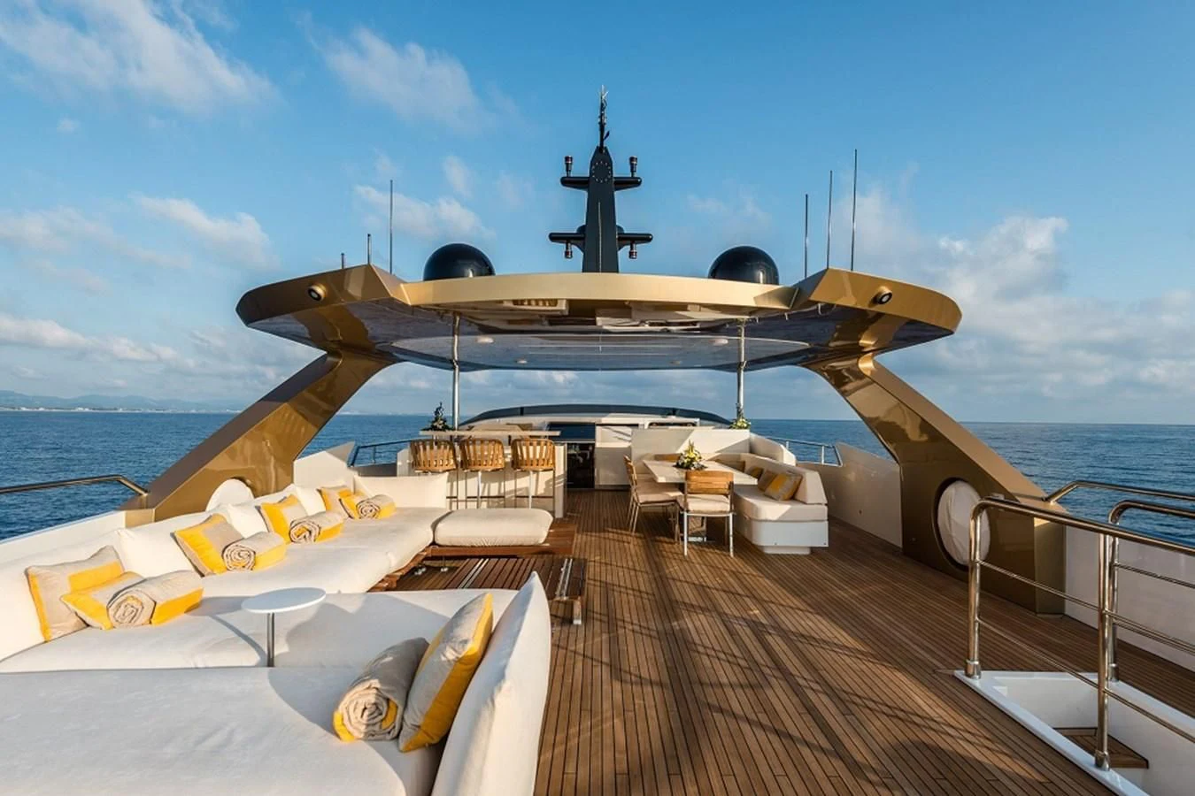 a ship on the water aboard KIMOJO Yacht for Sale