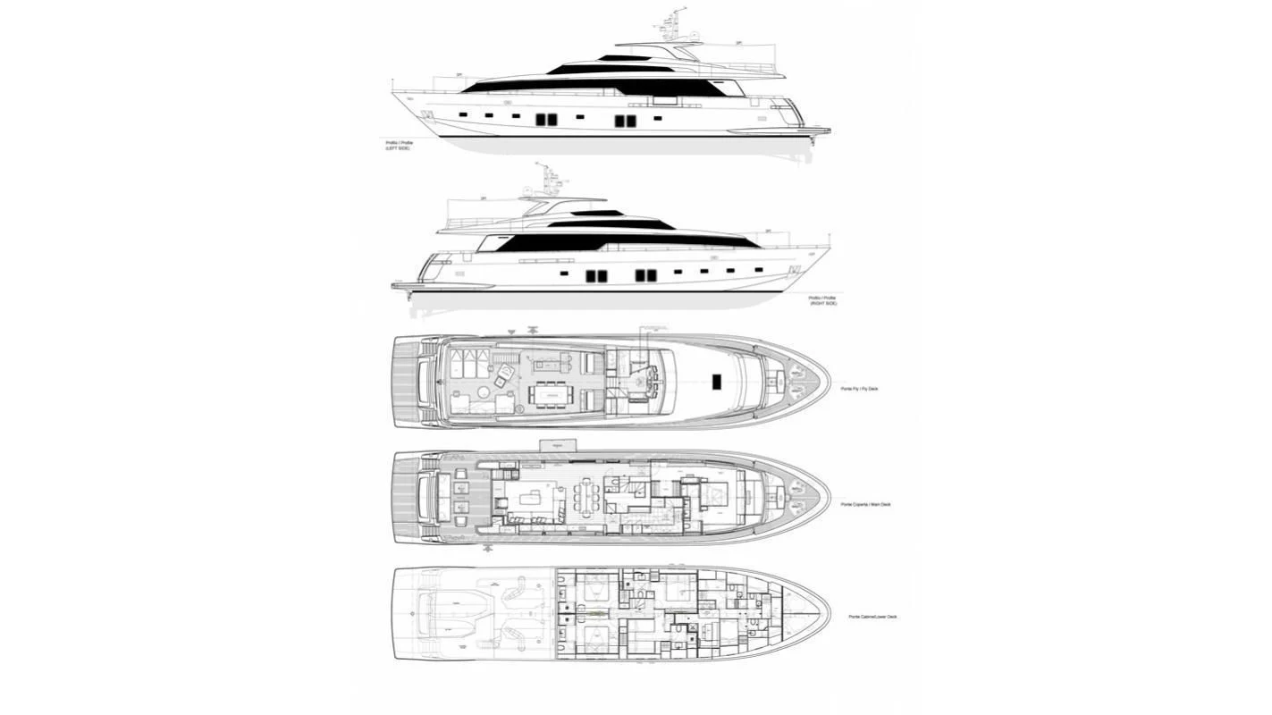 a stack of small rectangular boxes aboard HONEY POT Yacht for Sale