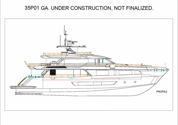 diagram aboard NIRVANA II Yacht for Sale