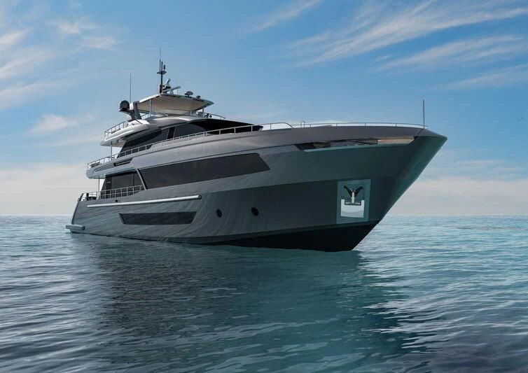 a boat in the water aboard NIRVANA II Yacht for Sale