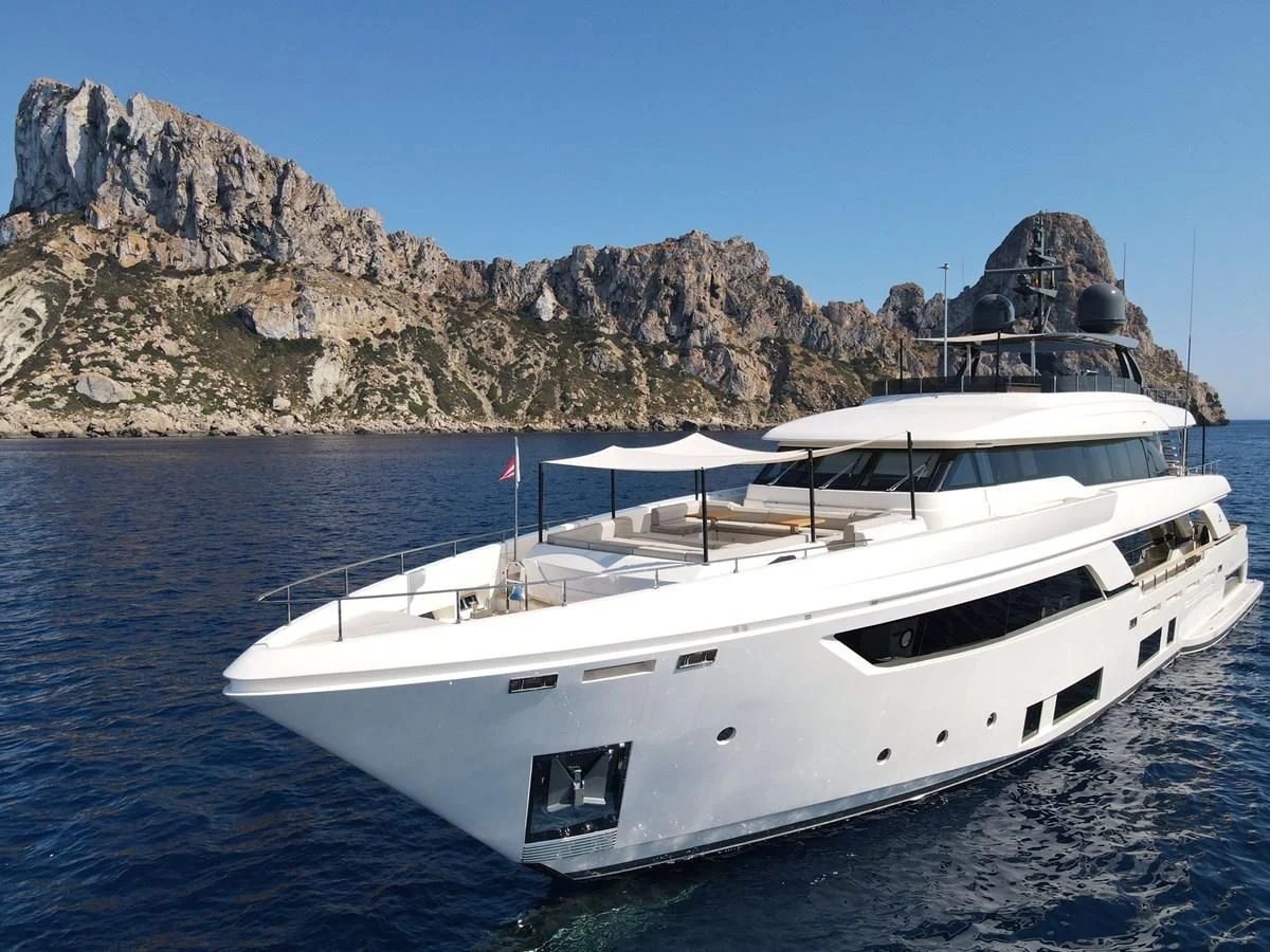 a boat in the water aboard WILLPOWER Yacht for Sale