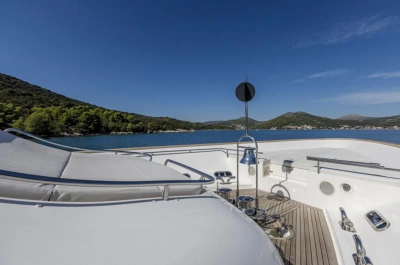 a boat on the water aboard MANTA Yacht for Sale