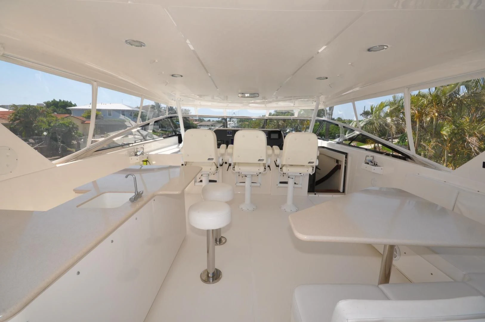 inside view of a boat aboard LUCK A LEE IV Yacht for Sale