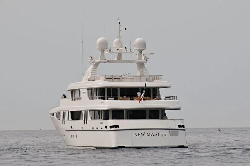 a white boat in the water aboard NEW MASTER Yacht for Sale