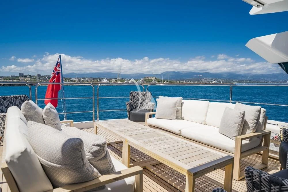 a boat on the water aboard TAKE OFF Yacht for Sale