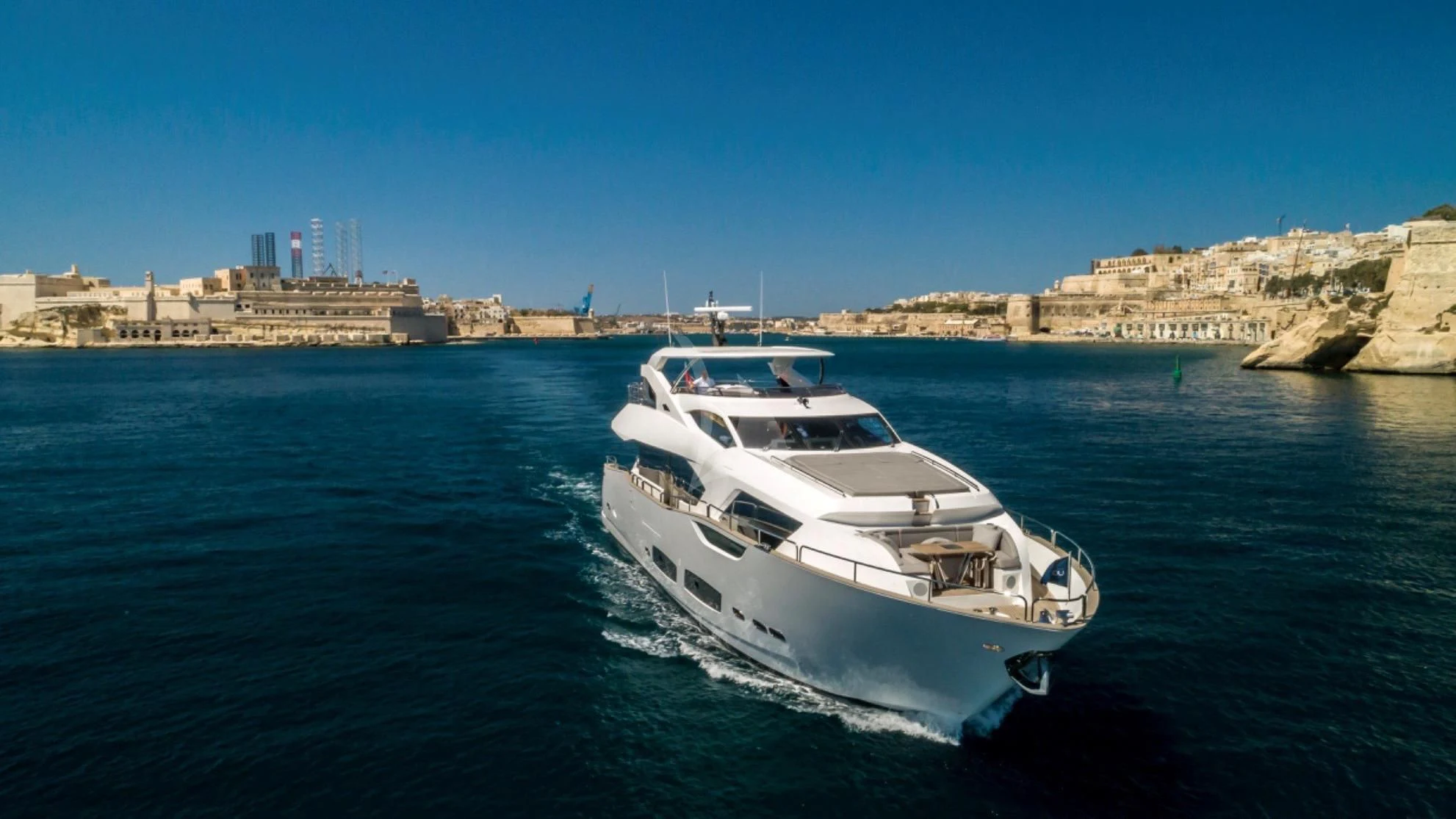 a boat in the water aboard TAKE OFF Yacht for Sale