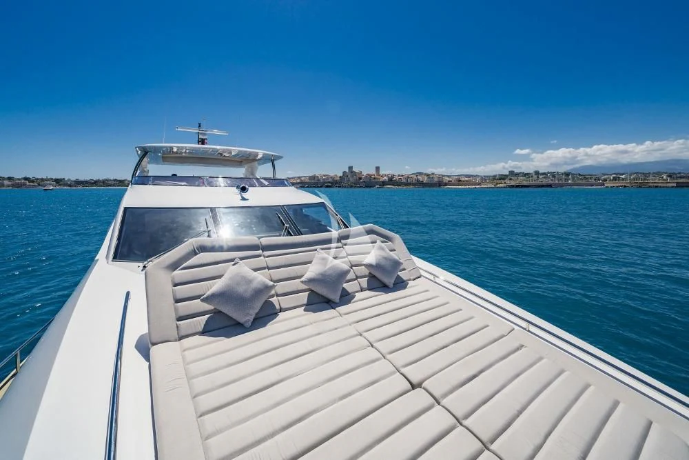 a boat on the water aboard TAKE OFF Yacht for Sale