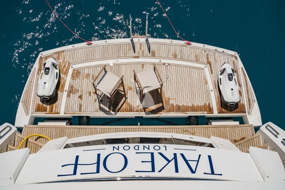 engineering drawing aboard TAKE OFF Yacht for Sale