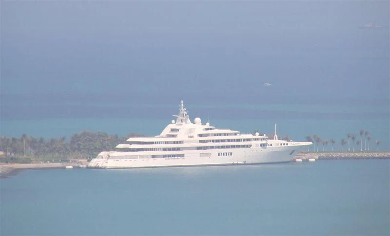 a large white ship in the water aboard SCENIC ECLIPSE Yacht for Sale