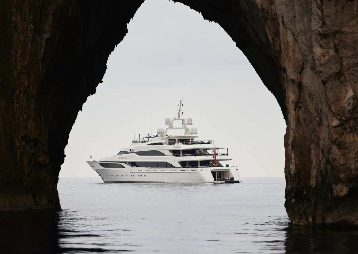 a boat in the water aboard SILVER ANGEL Yacht for Charter