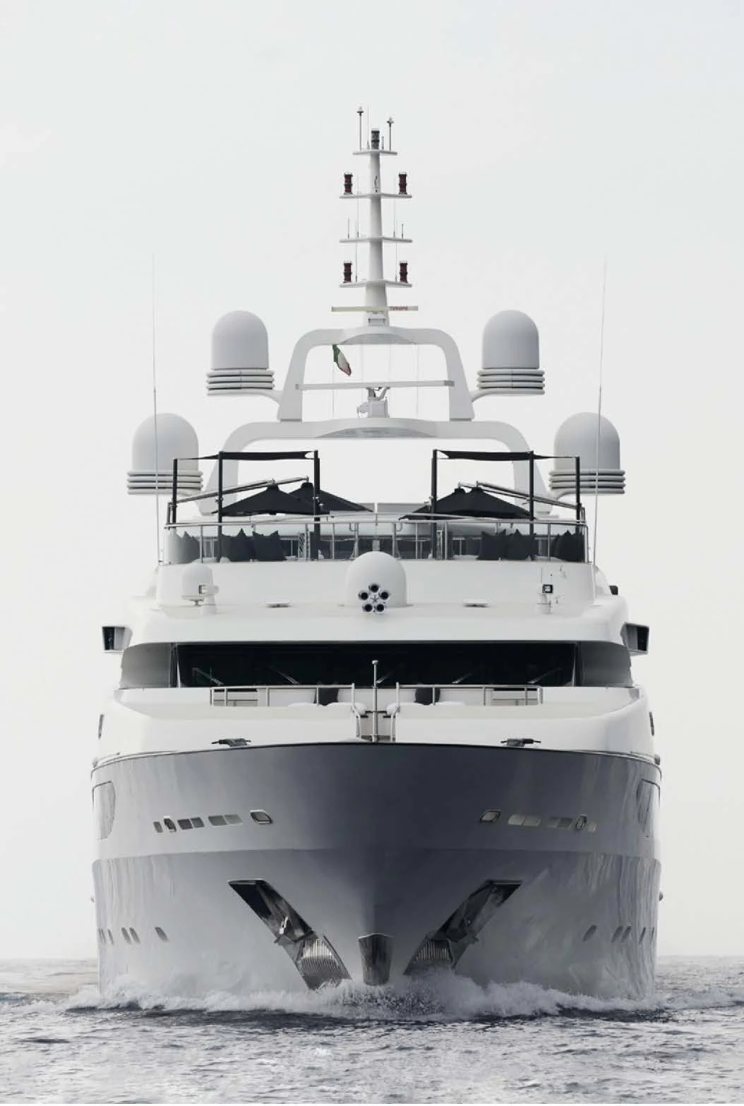 a large boat in the water aboard SILVER ANGEL Yacht for Charter