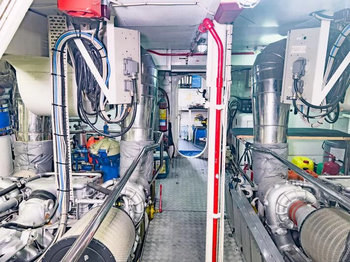diagram aboard AMNA Yacht for Sale