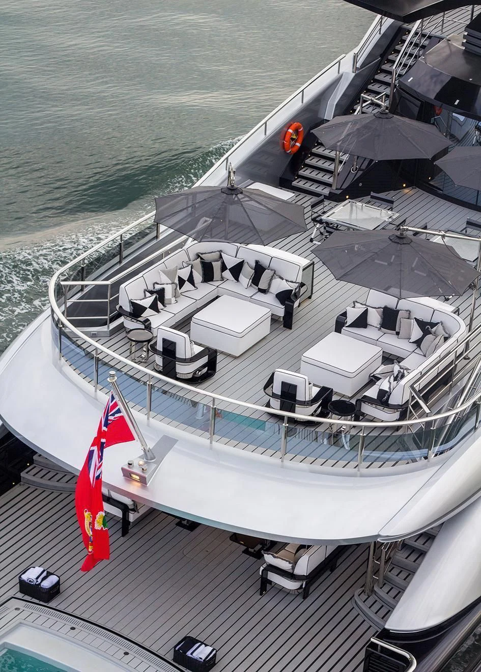 diagram, engineering drawing aboard OKTO Yacht for Charter